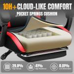 GTRACING Ergonomic Gaming Chair with Foot Rest