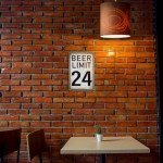 Funny Beer Limit 24 Vintage Metal Sign