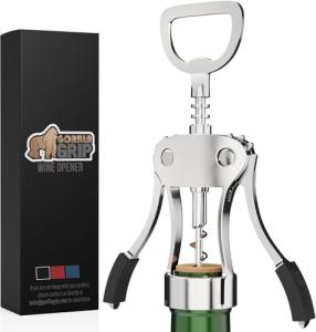 GORILLA GRIP Heavy Duty Zinc Alloy Wine Opener