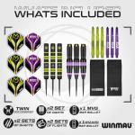 MvG vs Wizard Twin Set 22g Steel Tip Darts