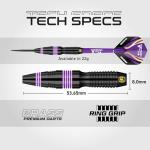 MvG vs Wizard Twin Set 22g Steel Tip Darts