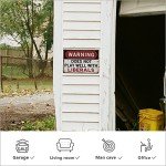 Funny Sarcastic Metal Sign for Man Cave Decor