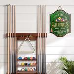 Custom Billiards Bar Wood Sign for Man Cave