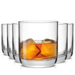 JoyJolt Faye Lowball Whiskey Glasses Set of 6