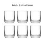JoyJolt Faye Lowball Whiskey Glasses Set of 6