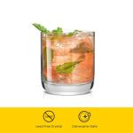 JoyJolt Faye Lowball Whiskey Glasses Set of 6