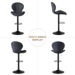 Set of 2 Modern Swivel Bar Stools