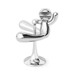 Chrome Rodeo Buddy Bottle Opener with Stand