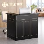 LITTLE TREE Modern 4-Tier Black Bar Cabinet