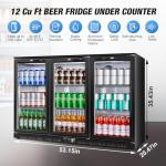 12 Cu.Ft. Beverage Refrigerator with Glass Doors