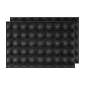 Non-Slip Rubber Bar Mat Set – 18"x12