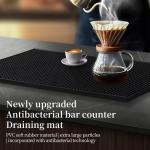 Non-Slip Rubber Bar Mat Set – 18"x12