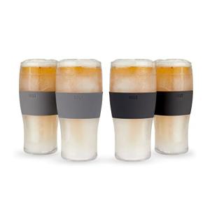 Chill Your Brew with Freeze Beer Glasses - Set of 4