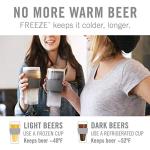 Chill Your Brew with Freeze Beer Glasses - Set of 4
