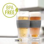 Chill Your Brew with Freeze Beer Glasses - Set of 4