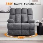 Oversized Rocker Recliner Chair for Big Guys