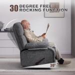 Oversized Rocker Recliner Chair for Big Guys