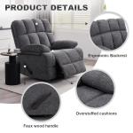 Oversized Rocker Recliner Chair for Big Guys
