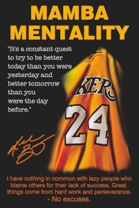 Black Mamba Quotes Wall Art Poster for Man Cave