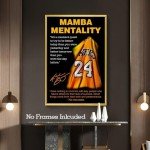 Black Mamba Quotes Wall Art Poster for Man Cave