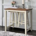 Industrial 3-Piece Counter Height Dining Set