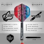 Red Dragon Peter Snakebite Wright 20g Steeltip Darts Set