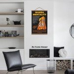 Black Mamba Quotes Wall Art Poster for Man Cave