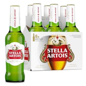 Stella Artois Classic Lager 6-Pack Bottles