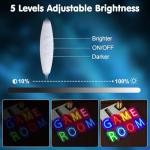 Witty Game Room Neon Sign for Gamers