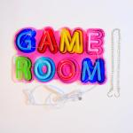 Witty Game Room Neon Sign for Gamers