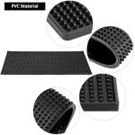 QWORK Heavy-Duty Non-Slip Rubber Bar Mats 2-Pack