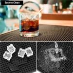 QWORK Heavy-Duty Non-Slip Rubber Bar Mats 2-Pack