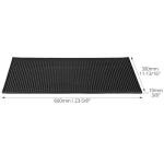 QWORK Heavy-Duty Non-Slip Rubber Bar Mats 2-Pack