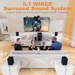 Powerful 5.1 Surround Sound Home Theater System