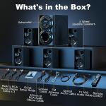 Powerful 5.1 Surround Sound Home Theater System