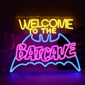 Bat Cave Neon Sign - Fun Wall Decor