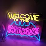 Bat Cave Neon Sign - Fun Wall Decor