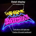 Bat Cave Neon Sign - Fun Wall Decor
