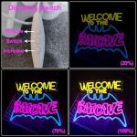 Bat Cave Neon Sign - Fun Wall Decor