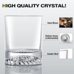 Set of 2 Hand Blown Whiskey Glasses