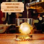 Set of 2 Hand Blown Whiskey Glasses