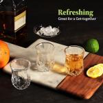 Diamond Pattern Shot Glass Set of 6