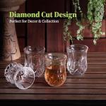Diamond Pattern Shot Glass Set of 6