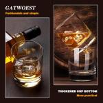 GATWOEST 6-Piece Whiskey Glass Set for Men