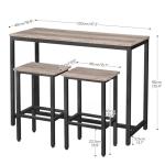 Pub Table and Stool Set for Small Spaces
