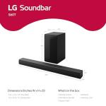 LG S60T Soundbar with Wireless Subwoofer