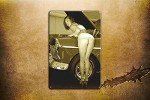 Pinup Girl Garage Metal Sign for Man Cave