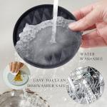 Silicone Drink Coasters - 2 Pack, Black