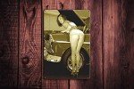 Pinup Girl Garage Metal Sign for Man Cave