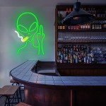 Green Alien Dimmable LED Neon Wall Sign